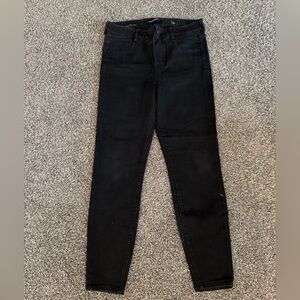 Black wash denim Liverpool skinny jeans